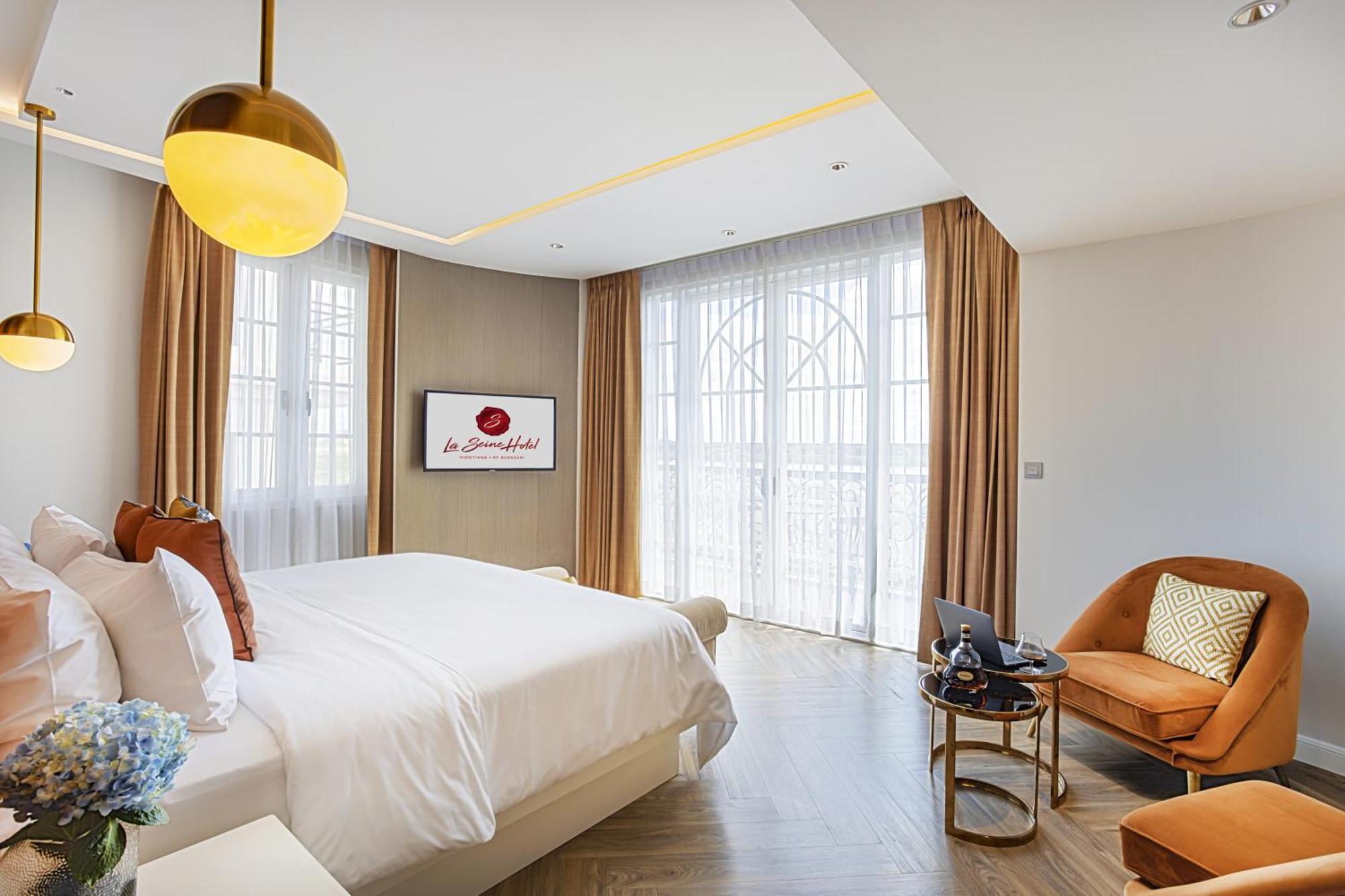 La Seine Hotel Vientiane Zimmer foto